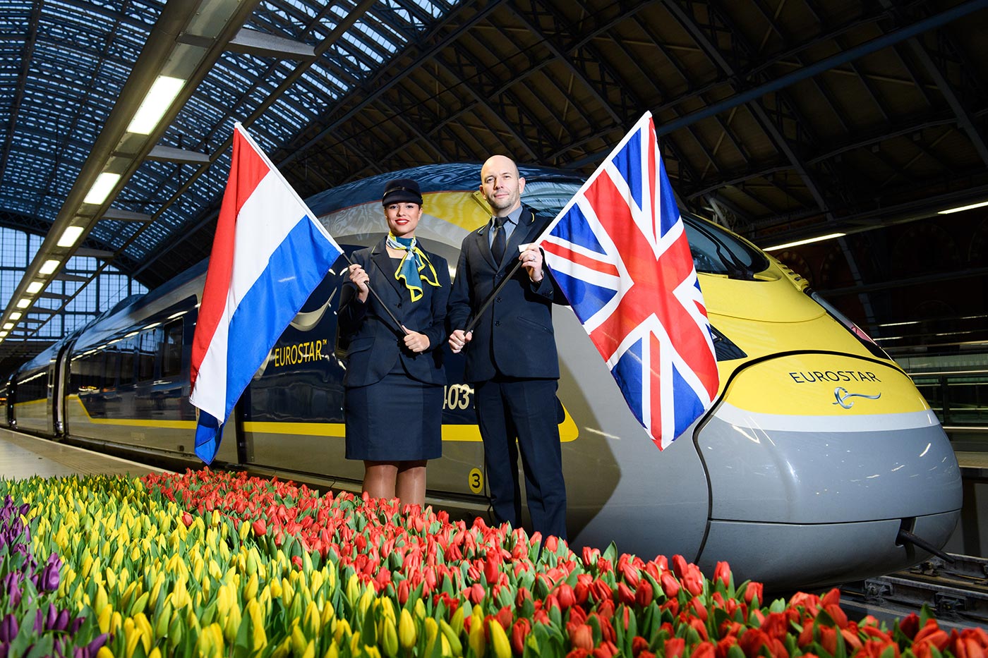 Eurostar train in London