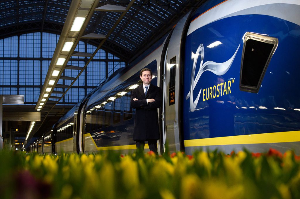 Eurostar train in London