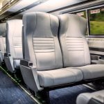 New Amtrak train car interiors