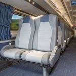 New Amtrak train car interiors