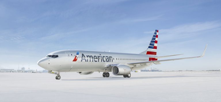 American Airlines aircraft taxiing