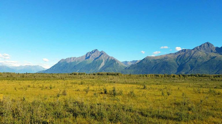 Mountain range in Alaska