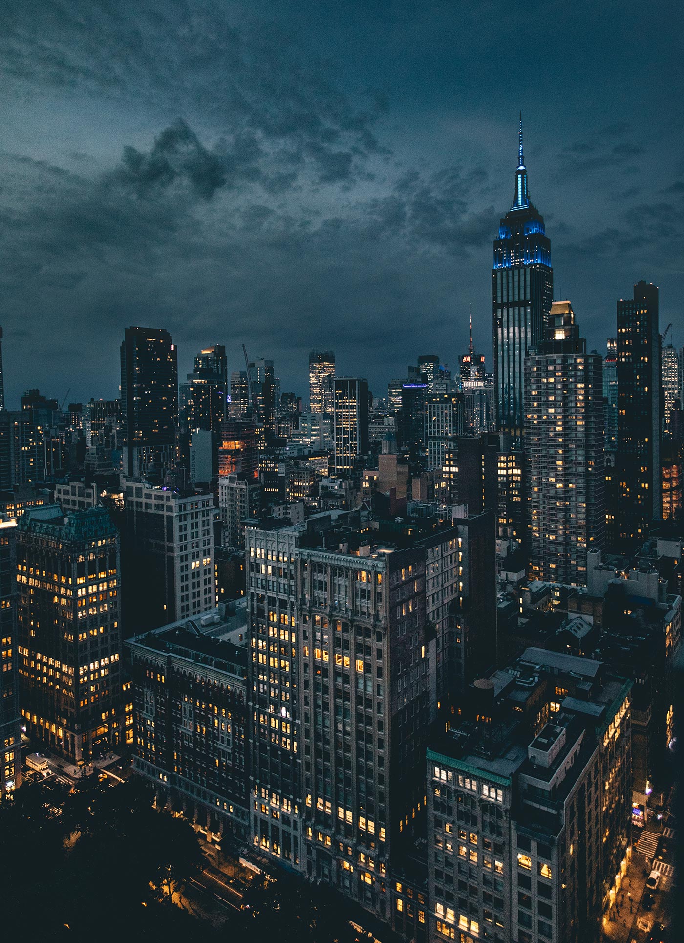 New York City at night