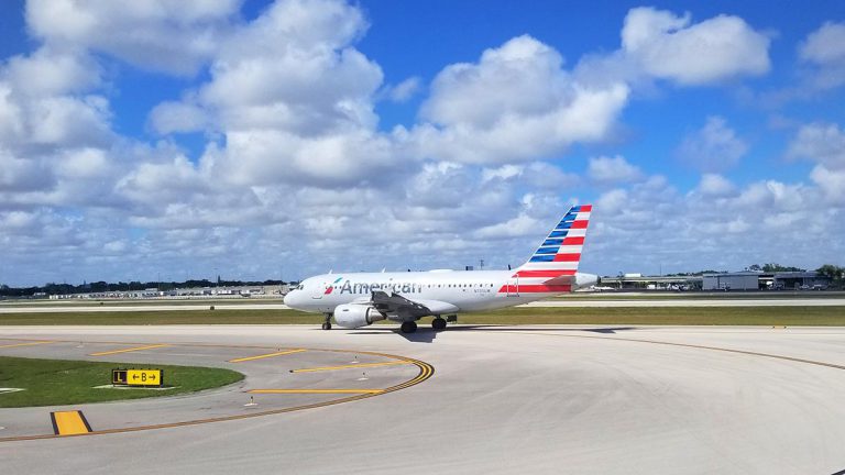 American Airlines Airbus plane