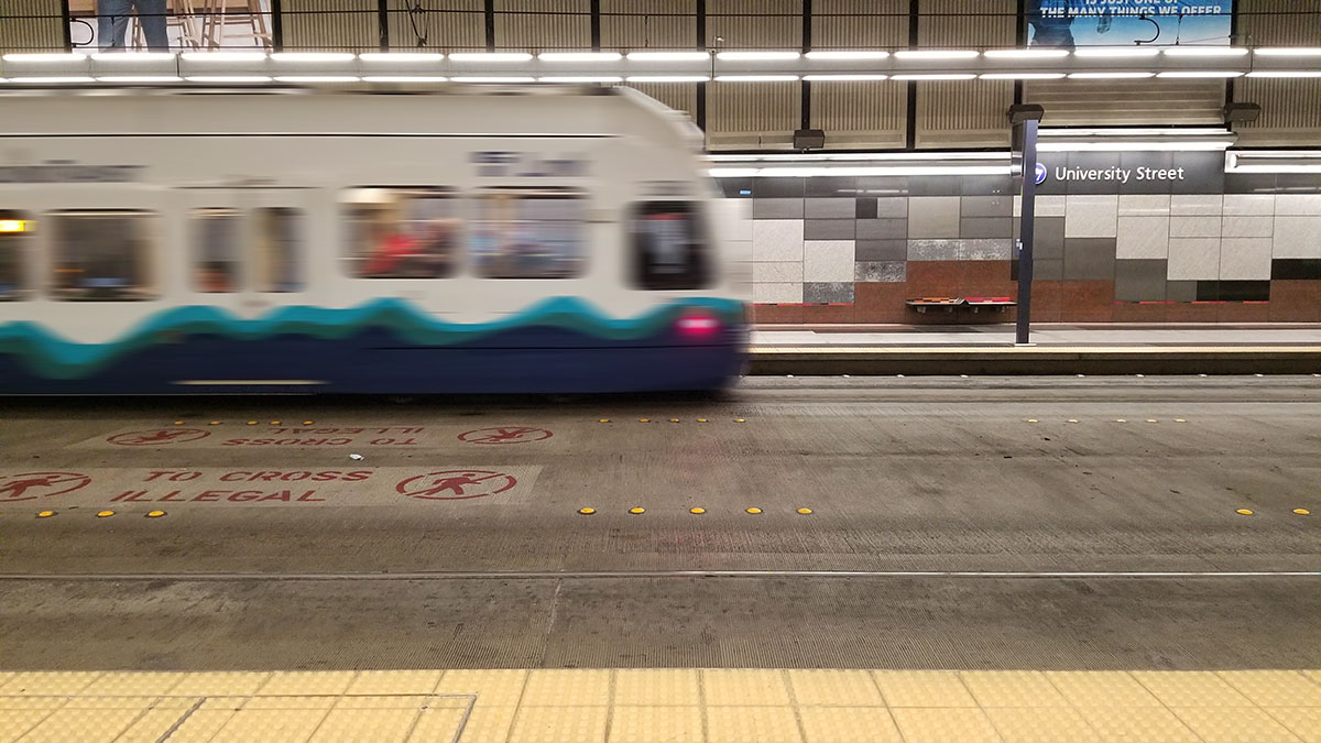 Seattle's Sound Transit downtown station