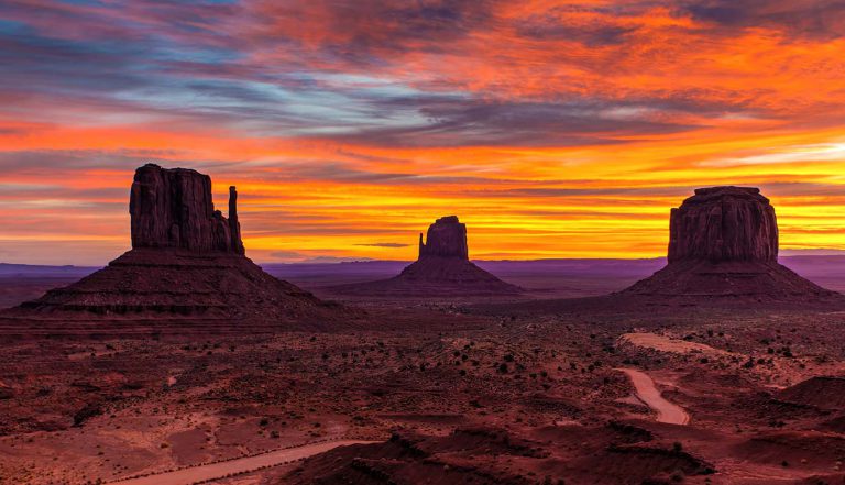 Monument Valley sunset