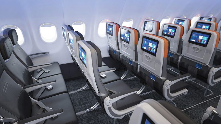 JetBlue restyled cabin