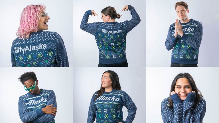 Alaska Airlines' Ugly Sweater