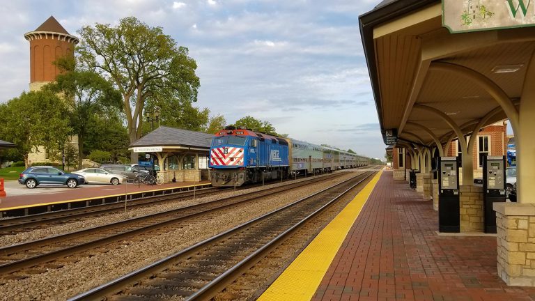 Metra at Western Springs