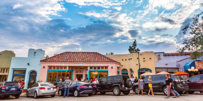 The Paseo Arts District in Oklahoma City.