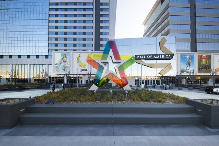 Entrance of the Mall of America in Minneapolis